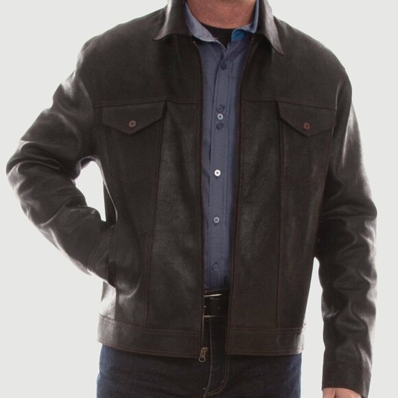 Mens Leather Jacket - As seen on Yellowstone